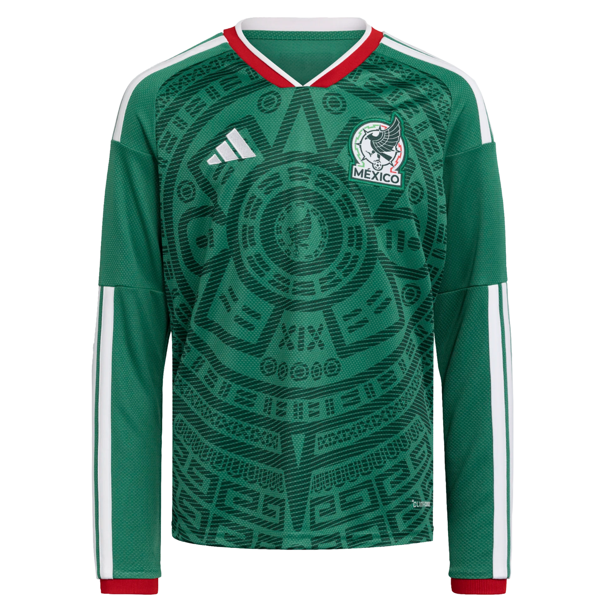 adidas Mexico 2026 Youth Long Sleeve Home Stadium Jersey – Mexico Fan Shop