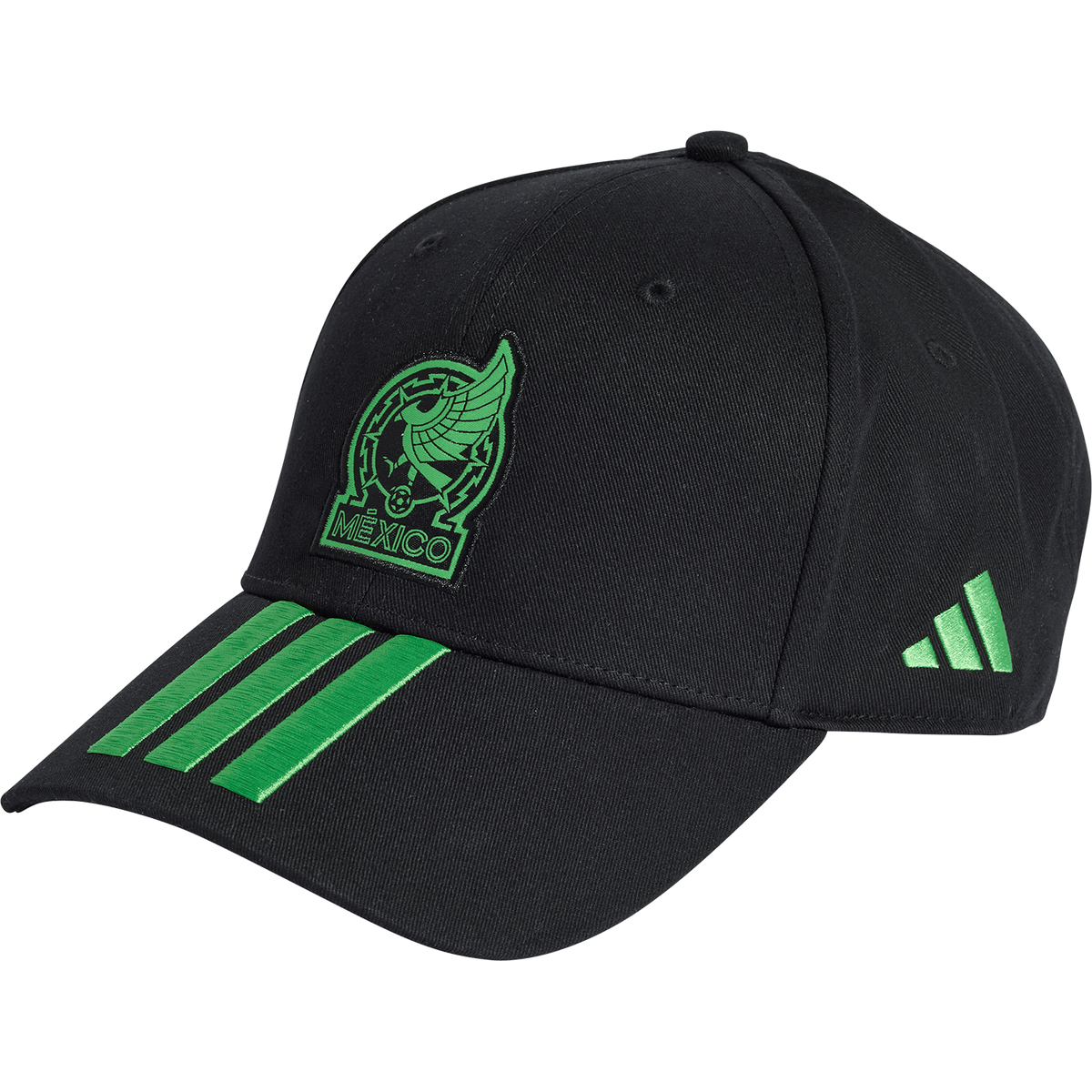 adidas WC26 Mexico 3 Stripe Baseball Cap – Mexico Fan Shop