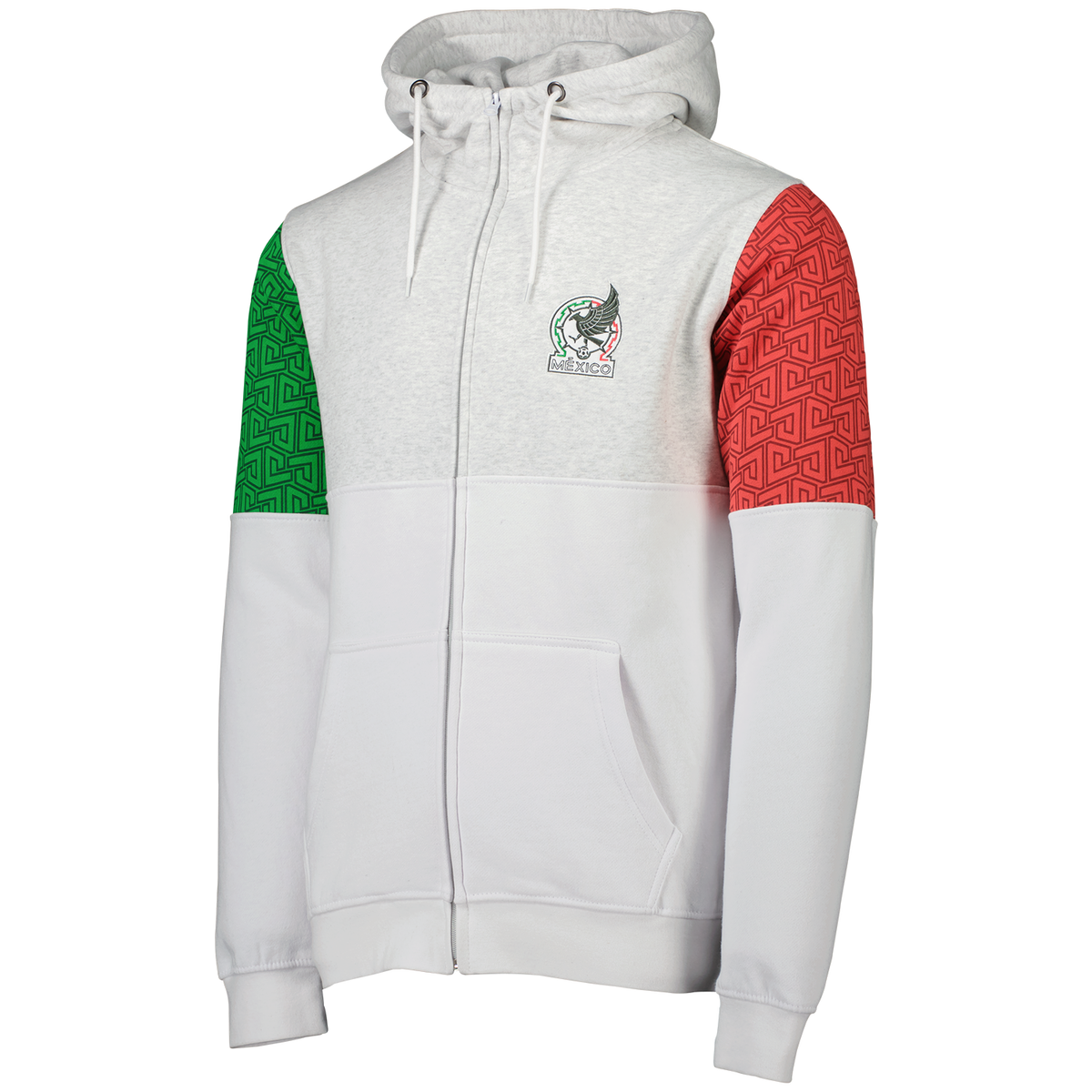 Mexico Men's Block Full Zip Hoodie – Mexico Fan Shop