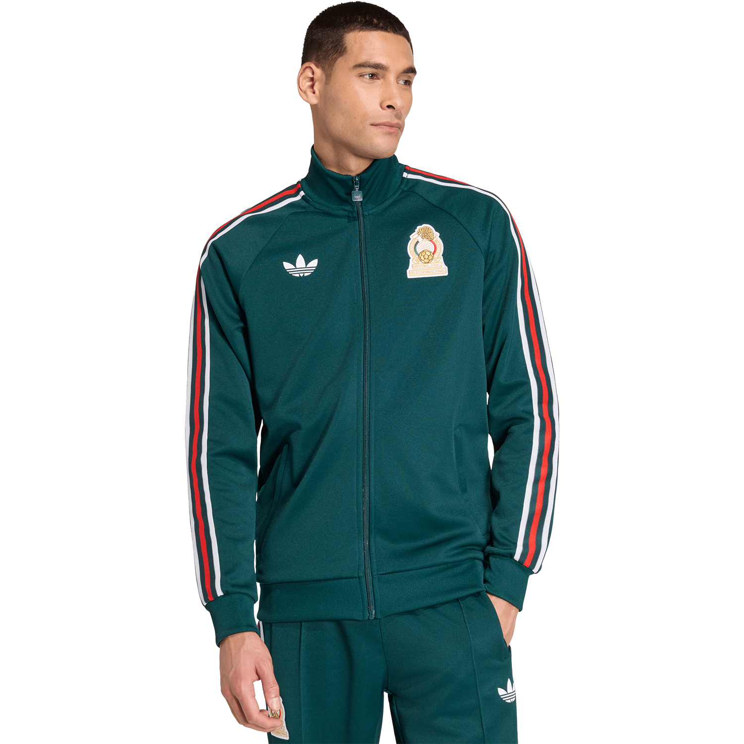 adidas Originals Mexico Men's Full-Zip Track Jacket – Mexico Fan Shop adidas Originals Mexico Men's Full-Zip Track Jacket – Mexico Fan Shop