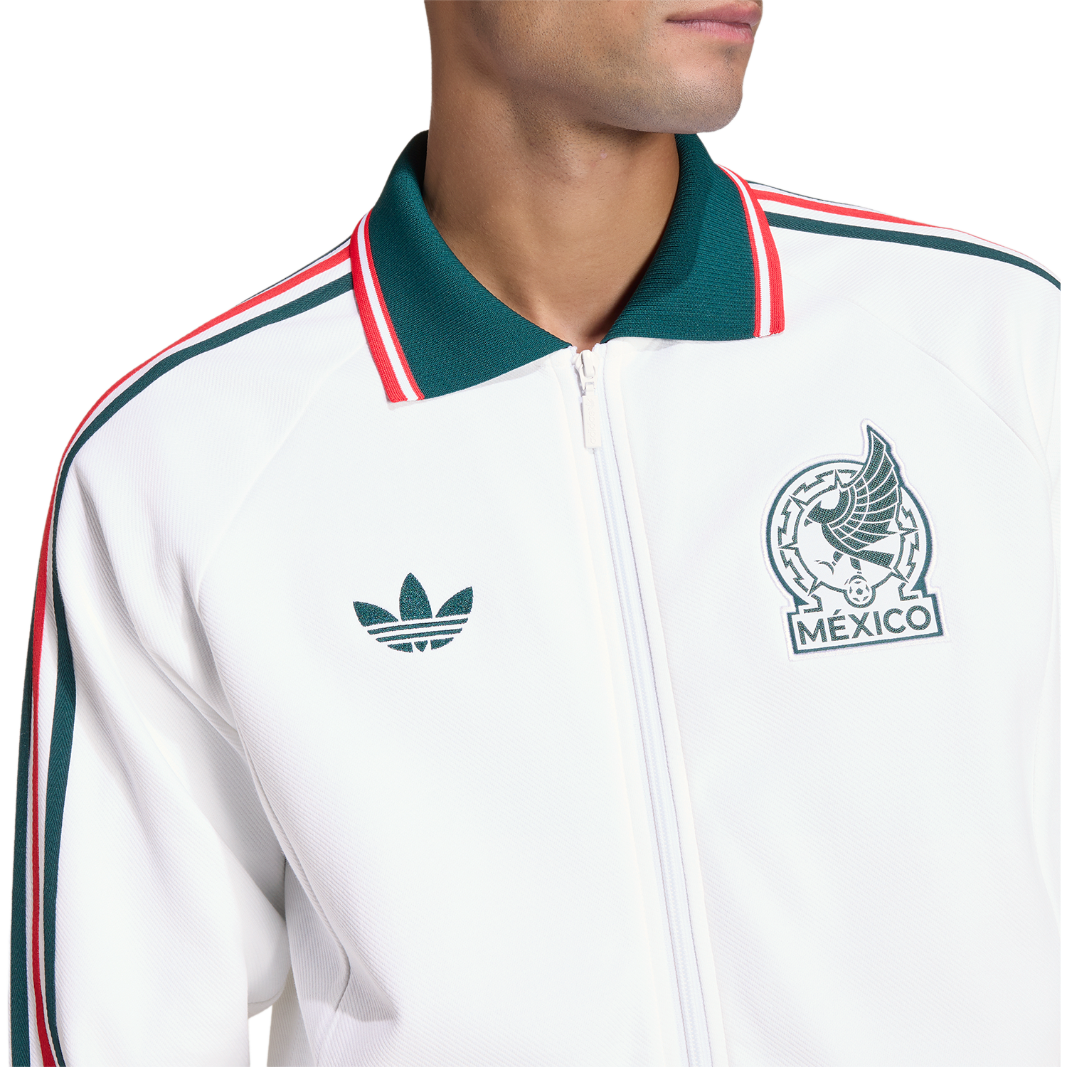adidas メキシコ代表　ジャケット　90s〜00s 希少/00s】アディダス メキシコ代表 トラックジャケット ジャージ 白